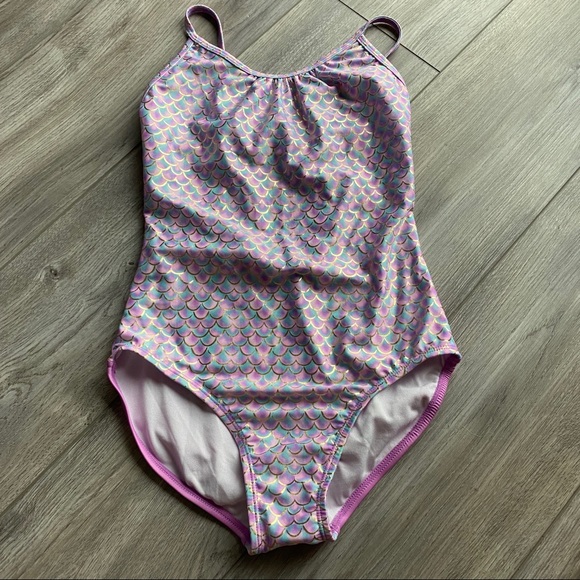 More Than Magic Girls' Mermaid Scales Swimsuit L - Picture 1 of 7